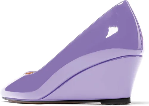 Vista 7 de WAYDERNS Zapatos de tacón bajo con cuña de tacón bajo para mujer de 2 pulgadas