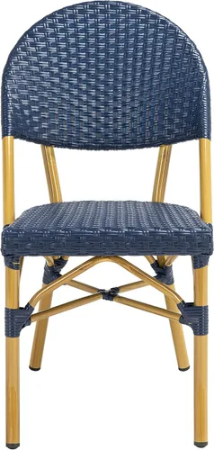Vista 8 de Safavieh Safavieh Home Collection Barrow - Juego de 2 sillas auxiliares apilables para interiores y exteriores, color gris