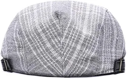 Vista 4 de Quanhaigou Gorras de mezclilla unisex para hombre, gorra de algodón para hombre y mujer