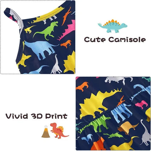 Vista 4 de Mono para bebé ZDFER con bolsillos mameluco diseño harén casual para el verano para niño de una pieza pantalón para niño con tirantes conjunto