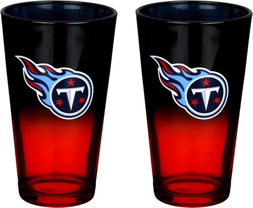 Vista 39 de The Memory Company Juego de 2 vasos con licencia de la NFL, diseño ombre, Philadelphia Eagles