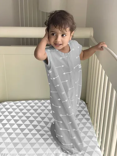 Vista 6 de Pack N Play Sheets - Sábanas de colchón 100% algodón de punto de jersey súper suave, sábanas portátiles para cuna pequeña (24 x 38 x 5)