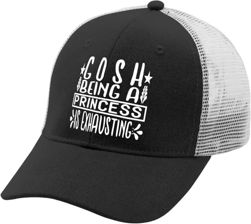 Vista 2 de devor Gorras Coash Being a Princess is Exhausting Gorra de béisbol para mujer Divertidas gorras de mezclilla ajustables