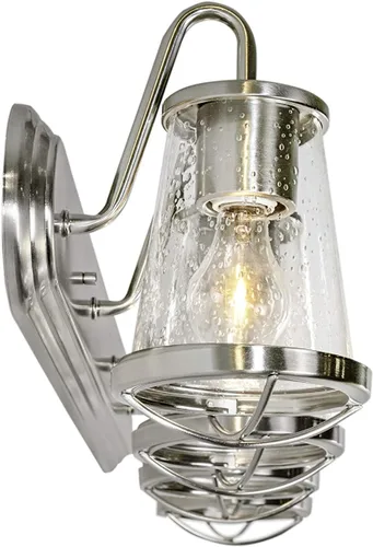 Vista 4 de DESIGNERS FOUNTAIN 87004-SP Darby - Lámpara de tocador de baño con 4 luces, 30 pulgadas, platino satinado