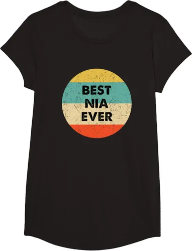 Vista 4 de Camiseta Nia Name, Negro, S