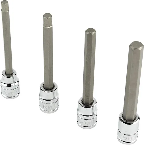 Vista 59 de Utoolmart 1/2" Drive x 0.551 in largo Hex Bit Socket, métrico, S2 y Cr-V acero 1pcs