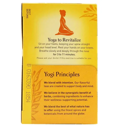 Vista 4 de Té de jengibre orgánico Yogi Teas 16 unidades (paquete de 3)