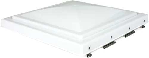 Vista 3 de Tapa de ventilación de policarbonato blanco irrompible de Camco 40160/40167 (pre 1994), Ventline (modelos anteriores al 2008) / Elixir