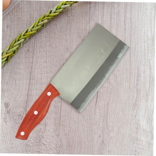 Vista 5 de DOITOOL Mango de cuchillo de madera maciza de repuesto para cuchillos de cocina, cómodo mango de madera ergonómico para fabricación de cuchillos