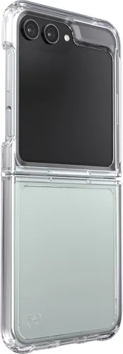 Vista 5 de Speck Funda para Samsung Galaxy Z Flip 5 - Plegable, resistente a los arañazos y protección contra caídas - Funda transparente antiamarillamiento
