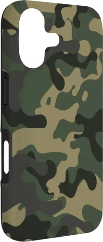 Vista 3 de Camuflaje verde militar Cool American Tactical Army Camo caso para iPhone 17