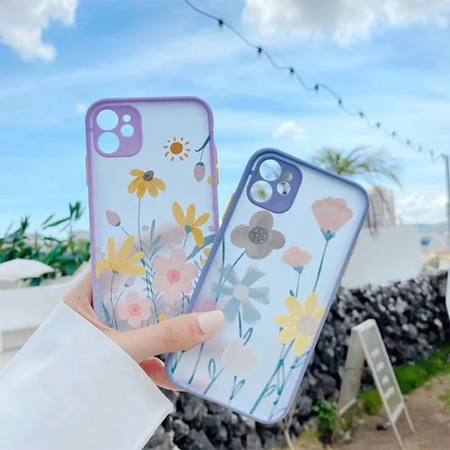 Vista 7 de Ownest Funda compatible con iPhone 12 [no es compatible con iPhone 12 Pro de 6.1 pulgadas] para parte trasera de policarbonato transparente Azul