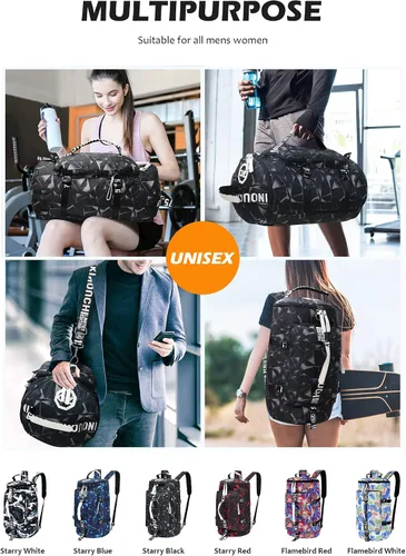 Vista 6 de GGOV Bolsas deportivas unisex para adultos