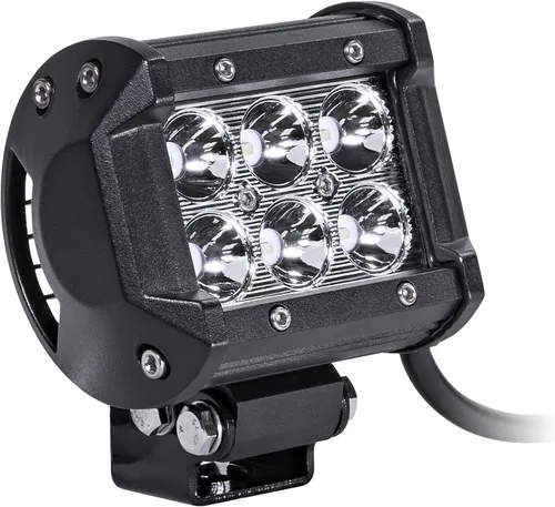 Vista 15 de Faro delantero de 4" LAMPHUS Cruizer de 18W, LED CREE para auto y motocicleta, 4", Inundación