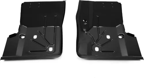 Vista 2 de KUAFU Sartenes delanteros compatibles con Jeep TJ Wrangler 1997-2006 de 2 puertas, color negro, lado del conductor y lado del pasajero, izquierda
