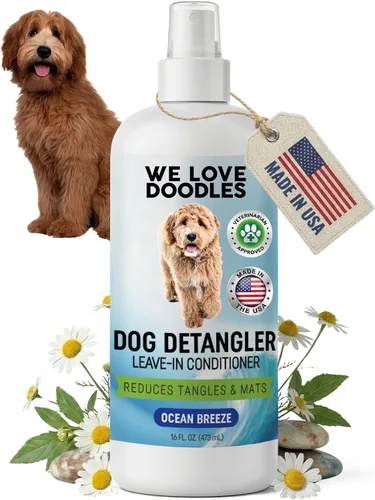 Vista 11 de We Love Doodles Spray desenredante para perros – Acondicionador sin enjuague para perros – Spray desenredante para perros – Spray desenredante