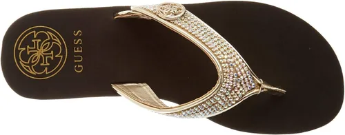 Vista 5 de GUESS Sandalias de cuña Sarraly para mujer