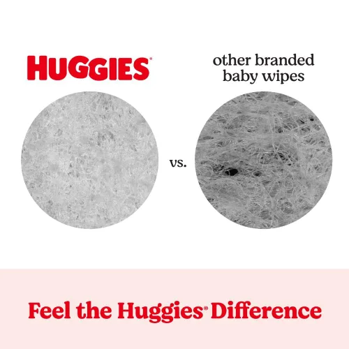Vista 4 de Huggies Simply Clean Toallitas para Bebé Sin Fragancia, 1 Paquete con Tapa Abatible (64 Toallitas en Total), el Empaque Puede Variar