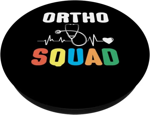 Vista 2 de Ortho Squad Tech - Tecnólogos ortopédicos Ortho Technicians PopSockets intercambiables PopGrip