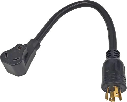Vista 10 de FC-143TT Enchufe de secadora a adaptador RV 30A macho 14-30P a hembra TT-30R 30A 125V