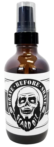 Vista 10 de Grave Before Shave™ Aceite para barba (aroma a ron de bahía) 4 onzas. Botella