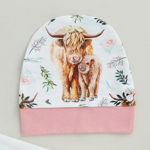 Vista 7 de New to The Herd - Body para recién nacido, para niño y niña, mono de vaca de las tierras altas, pantalones deportivos, sombreros, Western Coming