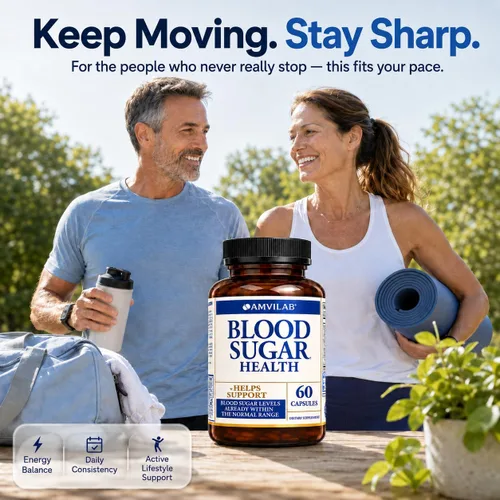 Vista 7 de Blood Sugar Health Natural 20 hierbas y vitaminas con canela, ácido alfa lipoico para apoyar la salud, sin OMG, para hombres y mujeres, soporta