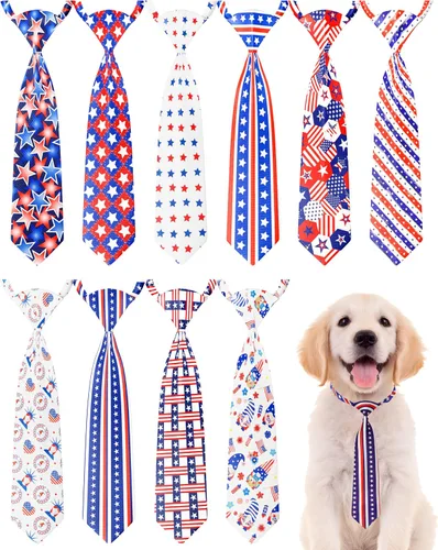 Vista 75 de PET SHOW 10 Pack Happy Birthday Dog Ties Neckties XS for Small Dogs