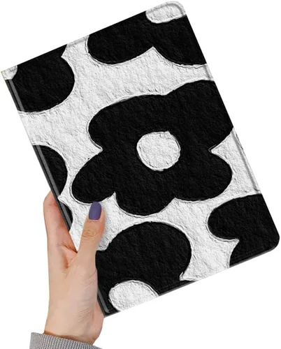 Vista 14 de kaitesi Funda floral compatible con iPad 6ª 5ª generación 9.7 pulgadas iPad Air/Air 2, diseño de flores, bonita funda inteligente de piel delgada