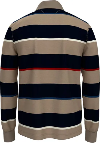 Vista 2 de Tommy Hilfiger Mens Long Sleeve Cotton Polo Shirt in Classic Fit