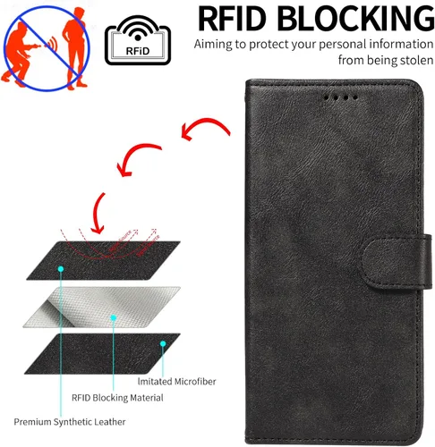 Vista 3 de Funda para teléfono compatible con Huawei P10 Lite, color negro