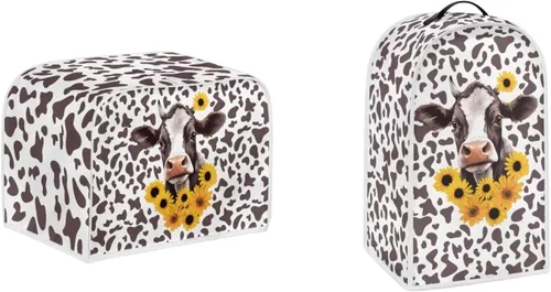 Vista 28 de Cubiertas para tostadoras de murciélagos de 2 rebanadas, protectores decorativos a prueba de polvo, cubiertas de tostadora, resistentes a