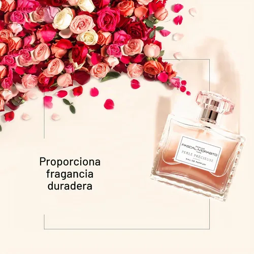 Vista 3 de Pascal Morabito - Perle Precieuse - Eau De Parfum de 3.4 Oz - Fragancia en niebla para mujer - Aroma de almizcle floral en polvo - Perfume