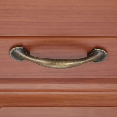 Vista 7 de dophee 4 tiradores de gabinete de bronce antiguo, arco de 3 pulgadas con espacio entre agujeros para armario, puerta, cajón, armario, aparador