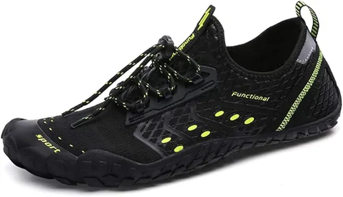 Vista 2 de Nexete Zapatos de agua para hombres y mujeres descalzos de secado rápido, zapatos deportivos al aire libre para kayak, barco, senderismo, surf