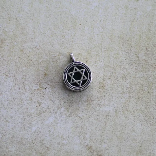 Vista 9 de Colgante de plata de ley con estrella de David, collar de estrella de David, dije de estrella de David, collar religioso, joyería unisex, joyería