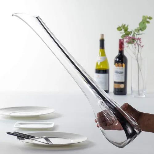 Vista 3 de Decantador de vino Amadeo de sommelier para cena de gala Riedel, talla única , Transparente