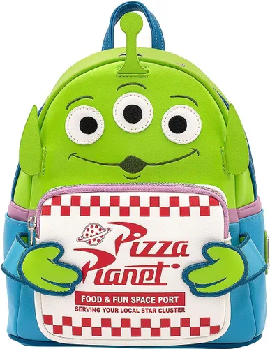 Vista 2 de Loungefly Disney Pixar Toy Story Pizza Plant Alien Mini mochila Multi