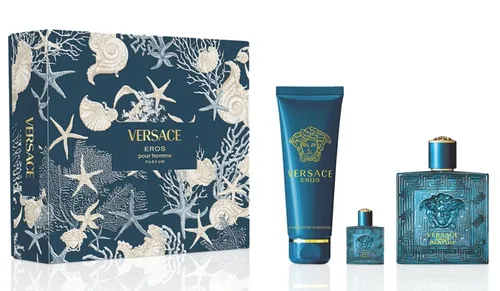Vista 2 de Versace Eros Parfum - Juego de regalo de 3 piezas para hombres