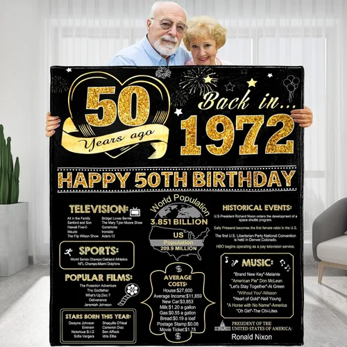 Vista 13 de Back in 1933 - Manta de cumpleaños personalizada para abuela, abuelo, ideas de regalos de cumpleaños para esposa, marido, mamá, papá, amigos, manta