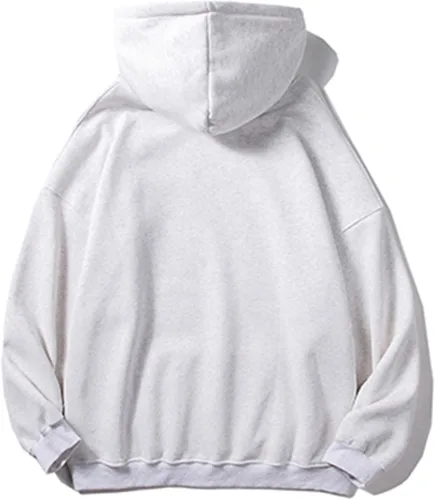 Vista 3 de Muscularfit Sudaderas con cuello redondo para hombre, de algodón, de manga larga, con cordón, deportivas, para entrenamiento, ropa de otoño