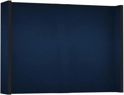 Vista 20 de EverPanel - Kit de pared modular de 7 x 7 pies, color azul oscuro SoundSorb con ribete negro, divisor de habitación, paneles de pared entrelazados