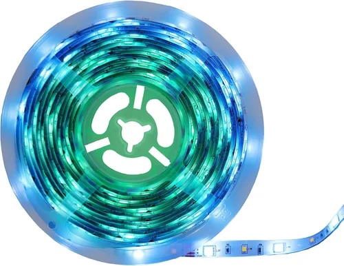 Vista 5 de Monster - Tira de luz LED multicolor reactiva de sonido de 16.4 pies con control remoto IR, uso en interiores, montaje fácil de Xtreme