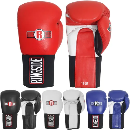 Vista 7 de Guantes de boxeo de entrenamiento y sparring Ringside IMF Tech con cierre de velcro