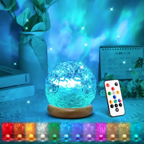 Vista 10 de Proyector de galaxia para dormitorio, ruidos blancos y proyector de luz nocturna Bluetooth, proyector de techo de cobertura completa de 360°