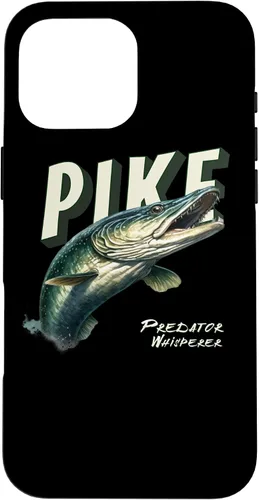 Vista 19 de iPhone 16 Northern Pike Whisperer Fishing Enthusiasts Angler Fishermen Case