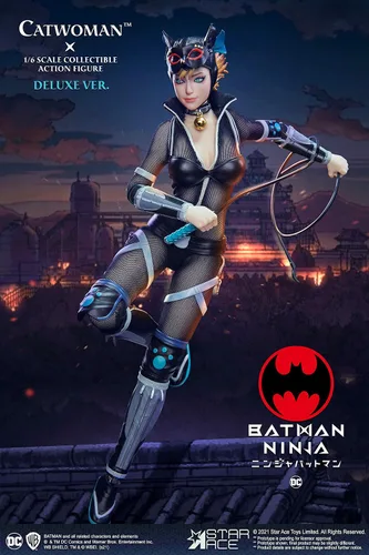 Vista 8 de Star Ace Toys Batman Ninja: Catwoman (versión Deluxe) Figura de acción coleccionable a escala 1:6, multicolor
