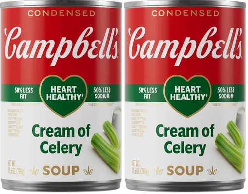 Vista 9 de Sopa Campbell's Condensada Crema de Apio 98% Libre de Grasa, Lata de 10.5 Onzas