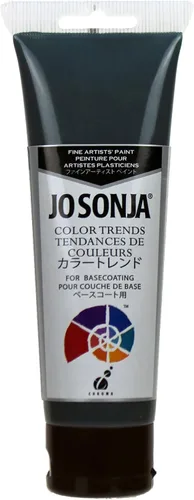 Vista 3 de Jo Sonja Color Trends - Tubo acrílico de flujo mate de 4 onzas - Latón antiguo