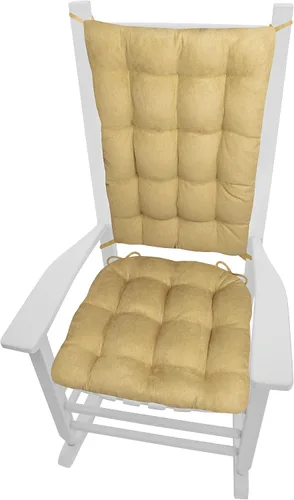 Vista 9 de Barnett Home Decor Bravo - Cojines para silla mecedora, relleno de espuma de látex, 16.5 x 18 pulgadas y cojín de respaldo de 21 x 16 pulgadas